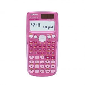 Calculadora científica en color rosa