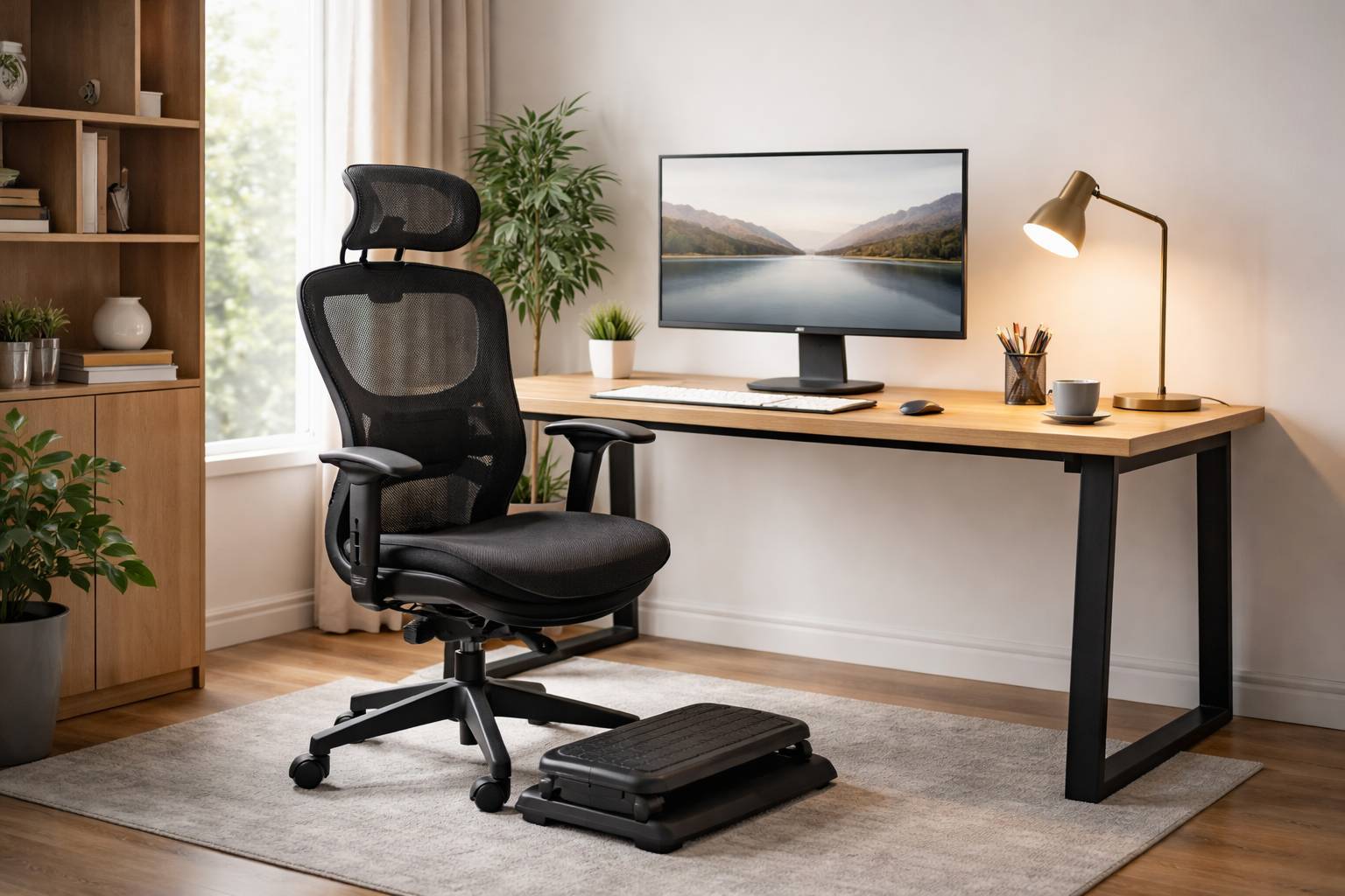 Cómo diseñar un puesto de trabajo ergonómico frente al ordenador: alturas, distancias y luz recomendadas