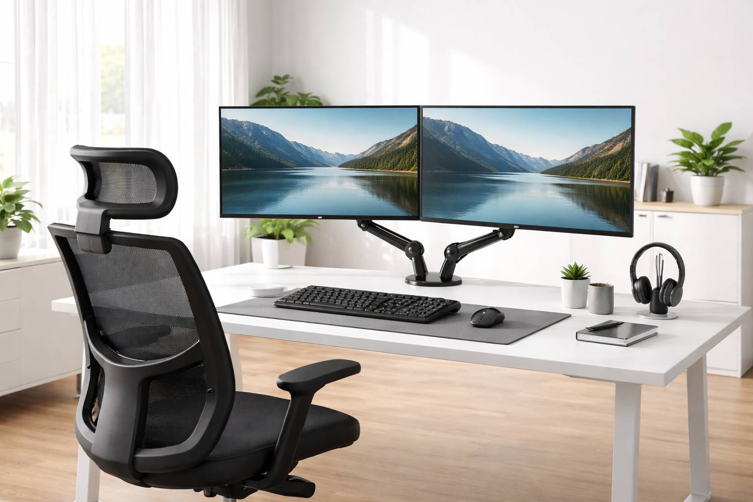 Cómo montar un setup de doble monitor ergonómico en la oficina: guía de compra y configuración