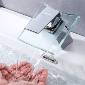 Grifo de diseño para baño de cristal Lonheo