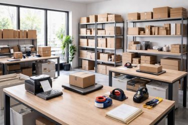 Maquinaria de oficina para gestionar envíos: equipos clave para mejorar tu logística interna